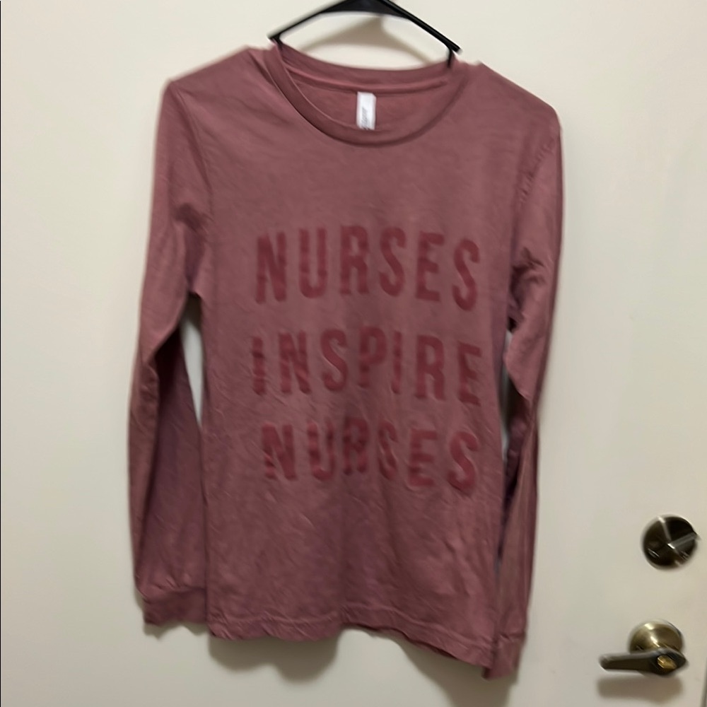 Nurses Inspire Nurses Bella Canvas tshirt small NWOT